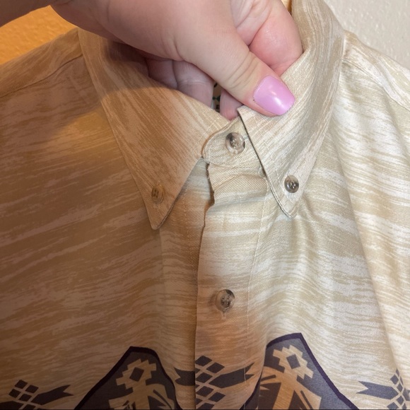Roper Vintage Men's Western Aztec Button Down Shirt Size XL - Picture 5 of 9